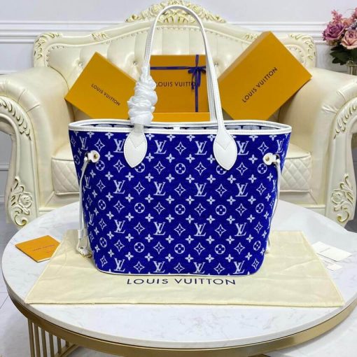 Louis Vuitton Monogram Jacquard Velvet Neverfull MM M46220 - Image 4