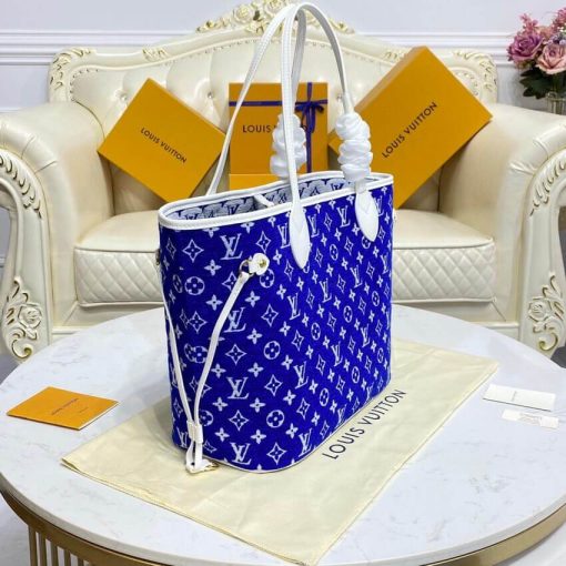 Louis Vuitton Monogram Jacquard Velvet Neverfull MM M46220 - Image 5