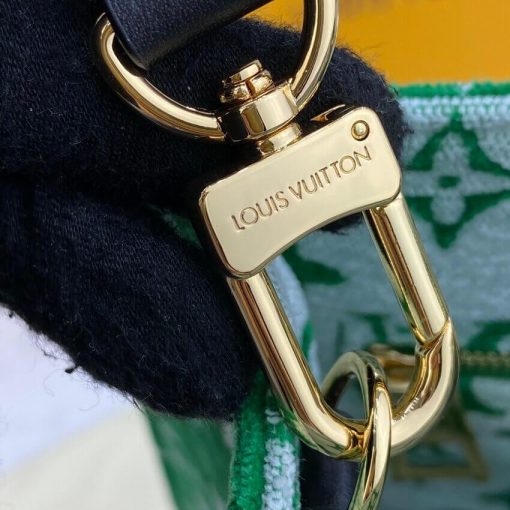 Louis Vuitton Monogram Jacquard Velvet Onthego PM M46216 Green - Image 16