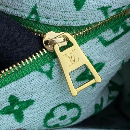 Louis Vuitton Monogram Jacquard Velvet Onthego PM M46216 Green - Image 17