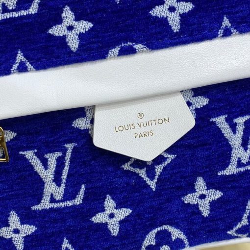 Louis Vuitton Monogram Jacquard Velvet Palm Springs Mini M46207 Blue - Image 8