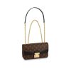 Louis Vuitton Monogram Leather Marceau Should Bag M46126 M46127 Black