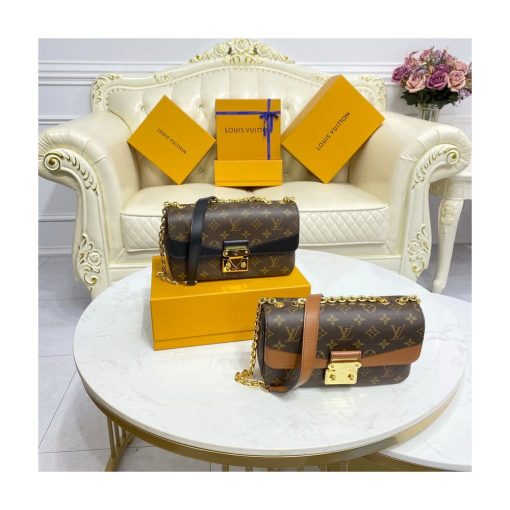 Louis Vuitton Monogram Leather Marceau Should Bag M46126 M46127 Black - Image 15