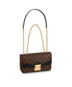 Louis Vuitton Monogram Leather Marceau Should Bag M46126 M46127 Black