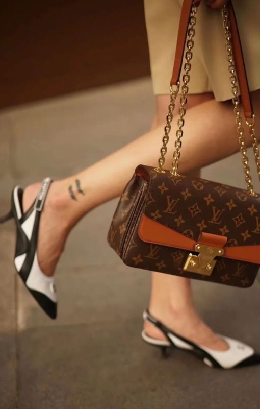 Louis Vuitton Monogram Leather Marceau Should Bag M46126 M46127 Brown - Image 3