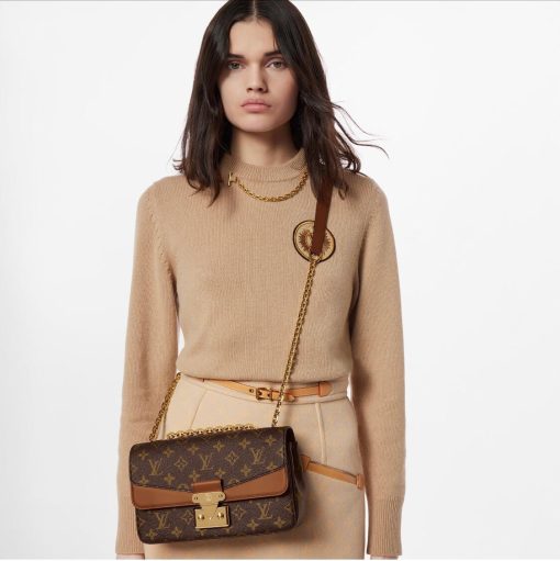 Louis Vuitton Monogram Leather Marceau Should Bag M46126 M46127 Brown - Image 4