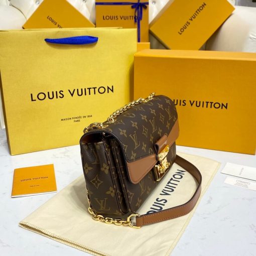 Louis Vuitton Monogram Leather Marceau Should Bag M46126 M46127 Brown - Image 7