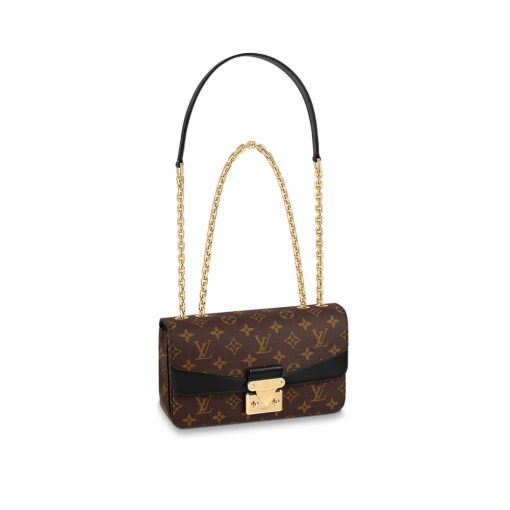 Louis Vuitton Monogram Leather Marceau Should Bag M46126 M46127 Black