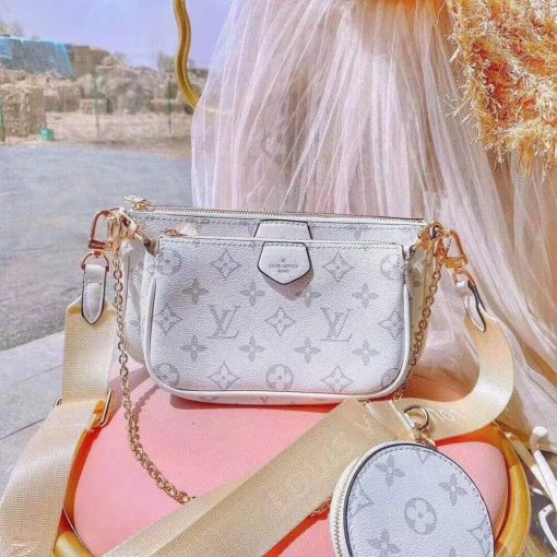 Louis Vuitton Monogram Multi Pochette Accessoires White - Image 2