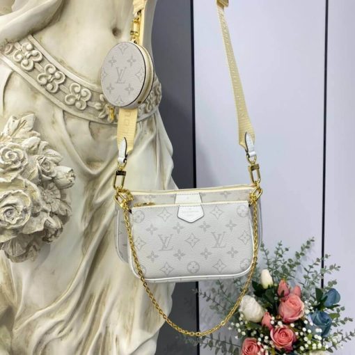 Louis Vuitton Monogram Multi Pochette Accessoires White - Image 3