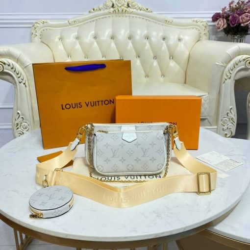 Louis Vuitton Monogram Multi Pochette Accessoires White - Image 5