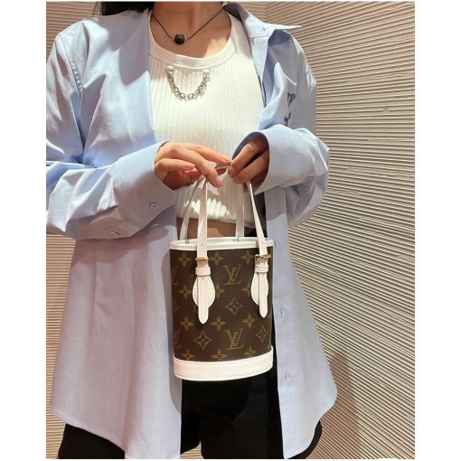 Louis Vuitton Monogram Nano Bucket Bag M81489 - Image 3