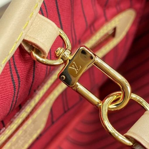 Louis Vuitton Monogram Neverfull PM M41000 M41001 M41245 Red - Image 11