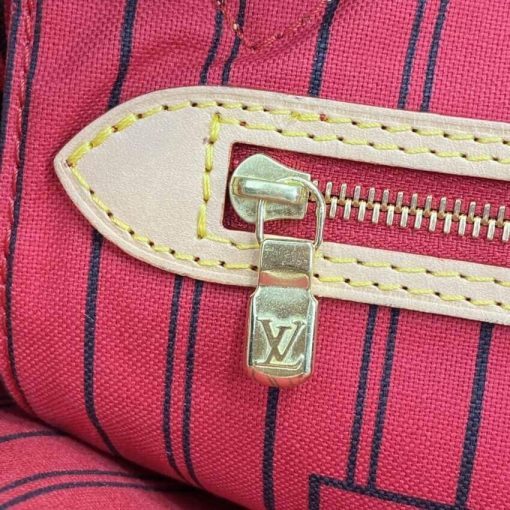 Louis Vuitton Monogram Neverfull PM M41000 M41001 M41245 Red - Image 12