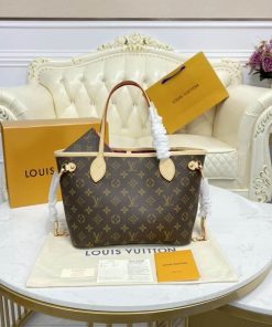 Louis Vuitton Monogram Neverfull PM M41000 M41001 M41245 Fuchsia
