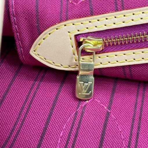 Louis Vuitton Monogram Neverfull PM M41000 M41001 M41245 Fuchsia - Image 12