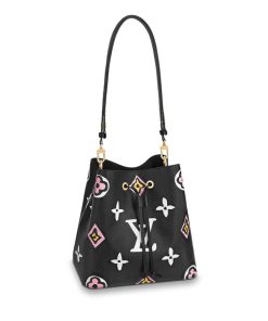 Louis Vuitton Monogram Pattern Néonoé MM M45821 M45822 Black