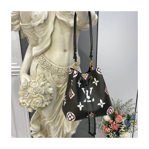 Louis Vuitton Monogram Pattern Néonoé MM M45821 M45822 Black - Image 3