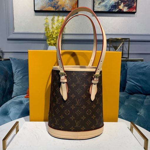 Louis Vuitton Monogram Petit Bucket M42238 - Image 6