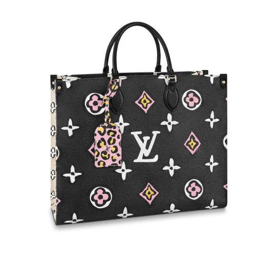 Louis Vuitton Monogram Print Onthego GM M45814 M45815 Black