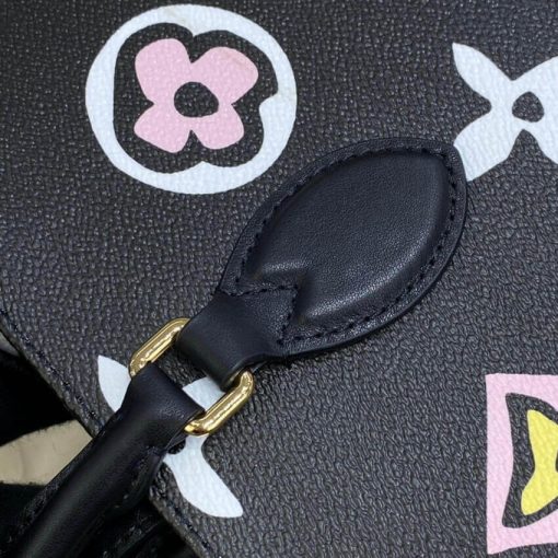 Louis Vuitton Monogram Print Onthego GM M45814 M45815 Black - Image 10