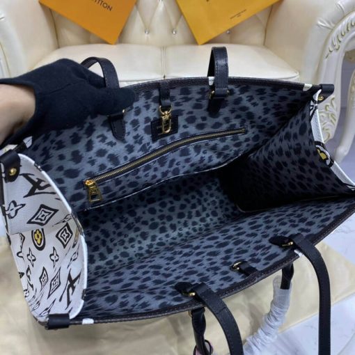 Louis Vuitton Monogram Print Onthego GM M45814 M45815 Black - Image 13