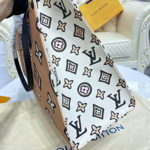 Louis Vuitton Monogram Print Onthego GM M45814 M45815 Beige - Image 9