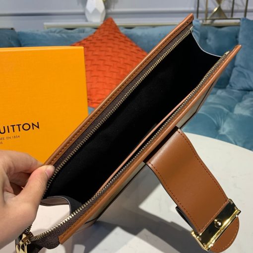 Louis Vuitton Monogram Reverse Canvas Dauphine Clutch M44178 - Image 9