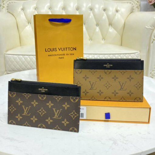 Louis Vuitton Monogram Reverse Slim Purse M80390 - Image 11