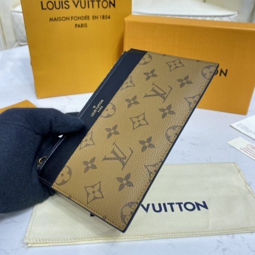 Louis Vuitton Monogram Reverse Slim Purse M80390 - Image 5