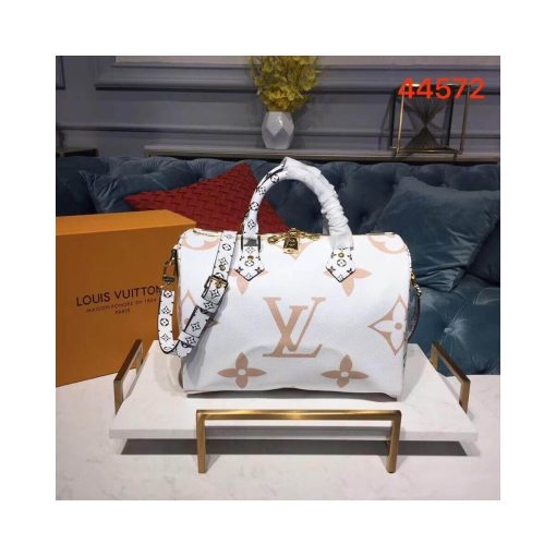 Louis Vuitton Monogram Speedy Bandouliere 30 M44572 M44573 White - Image 2
