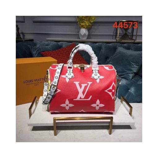 Louis Vuitton Monogram Speedy Bandouliere 30 M44572 M44573 Red - Image 2
