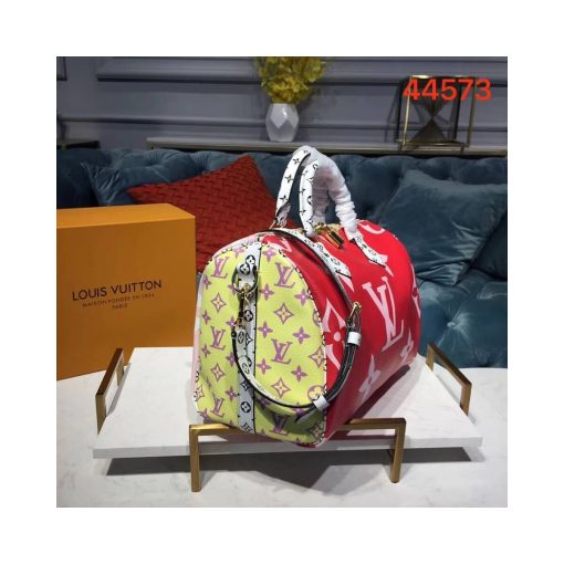 Louis Vuitton Monogram Speedy Bandouliere 30 M44572 M44573 Red - Image 3