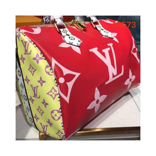 Louis Vuitton Monogram Speedy Bandouliere 30 M44572 M44573 Red - Image 8