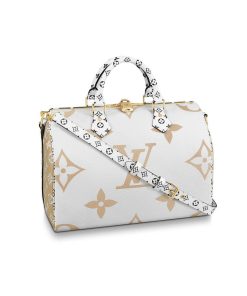 Louis Vuitton Monogram Speedy Bandouliere 30 M44572 M44573 White