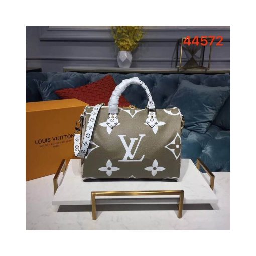 Louis Vuitton Monogram Speedy Bandouliere 30 M44572 M44573 White - Image 4