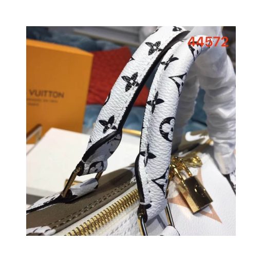 Louis Vuitton Monogram Speedy Bandouliere 30 M44572 M44573 White - Image 6