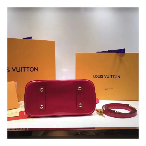 Louis Vuitton Monogram Vernis Alma BB M50415 Red - Image 6
