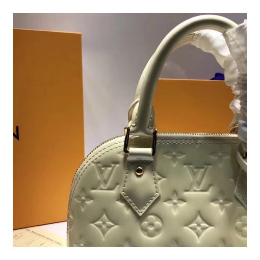 Louis Vuitton Monogram Vernis Alma BB M50415 Beige - Image 4