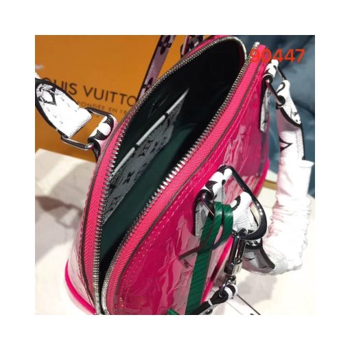 Louis Vuitton Monogram Vernis Alma BB M90447 - Image 8
