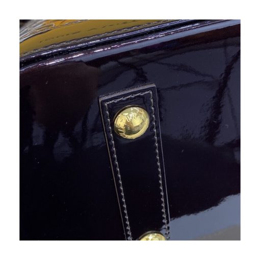 Louis Vuitton Monogram Vernis Leather Alma PM M91611 Burgundy - Image 11