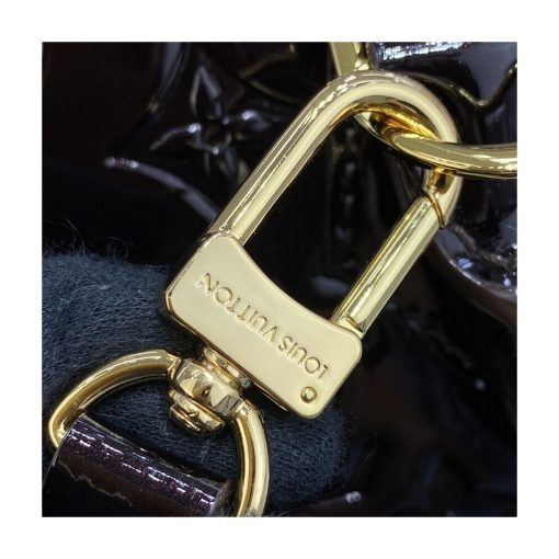 Louis Vuitton Monogram Vernis Leather Alma PM M91611 Burgundy - Image 14
