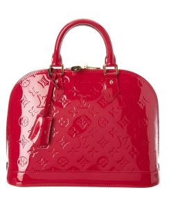 Louis Vuitton Monogram Vernis Leather Alma PM M91611 Red