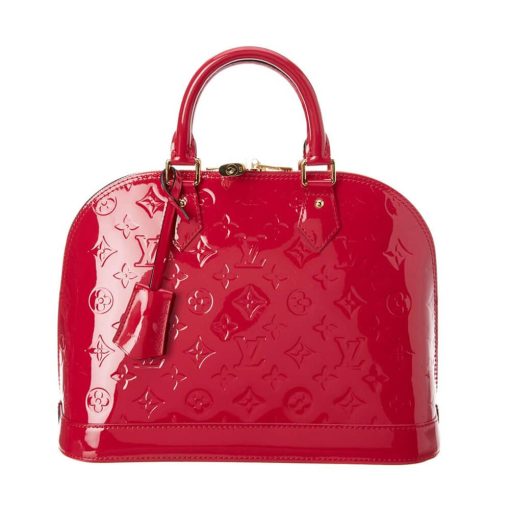 Louis Vuitton Monogram Vernis Leather Alma PM M91611 Red