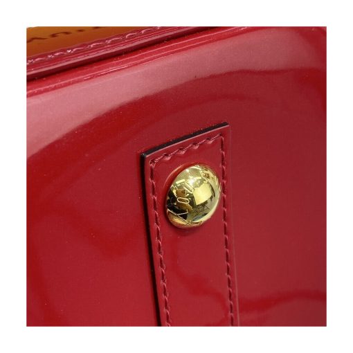 Louis Vuitton Monogram Vernis Leather Alma PM M91611 Red - Image 10