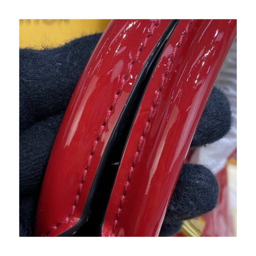 Louis Vuitton Monogram Vernis Leather Alma PM M91611 Red - Image 14