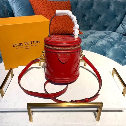 Louis Vuitton Monogram Vernis Leather Cannes M53997 M53998 Red - Image 2