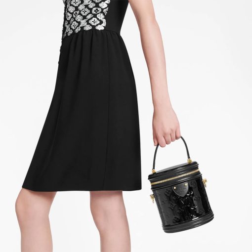 Louis Vuitton Monogram Vernis Leather Cannes M53997 M53998 Black - Image 2