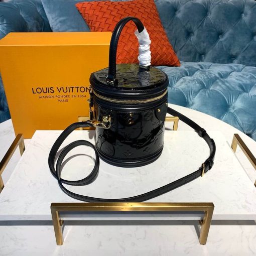Louis Vuitton Monogram Vernis Leather Cannes M53997 M53998 Black - Image 4