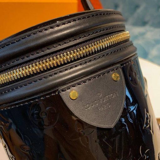 Louis Vuitton Monogram Vernis Leather Cannes M53997 M53998 Black - Image 6